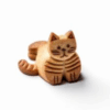Producto de una galleta en forma de gato.